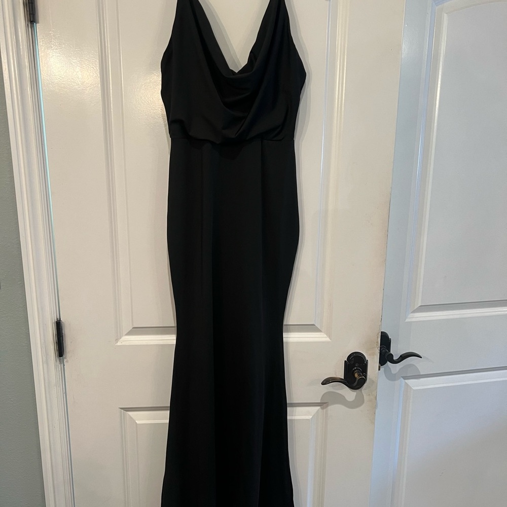 Elegant Black Evening Gown